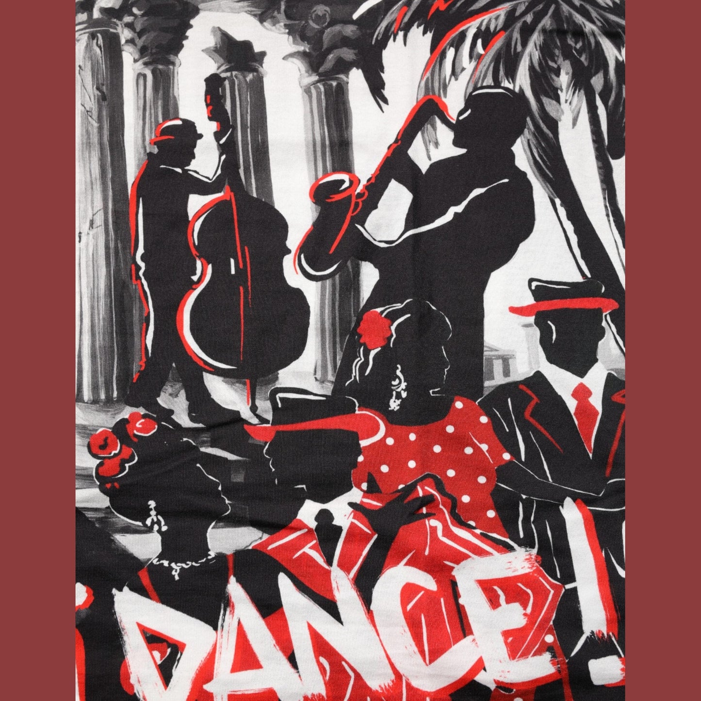 Dolce & Gabbana Multicolor Agrigento Dance Jazz Music Print T-shirt