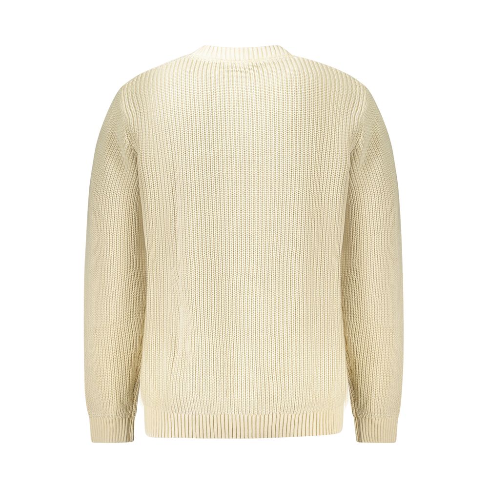 Pepe Jeans Beige Cotton Men Sweater Pepe Jeans