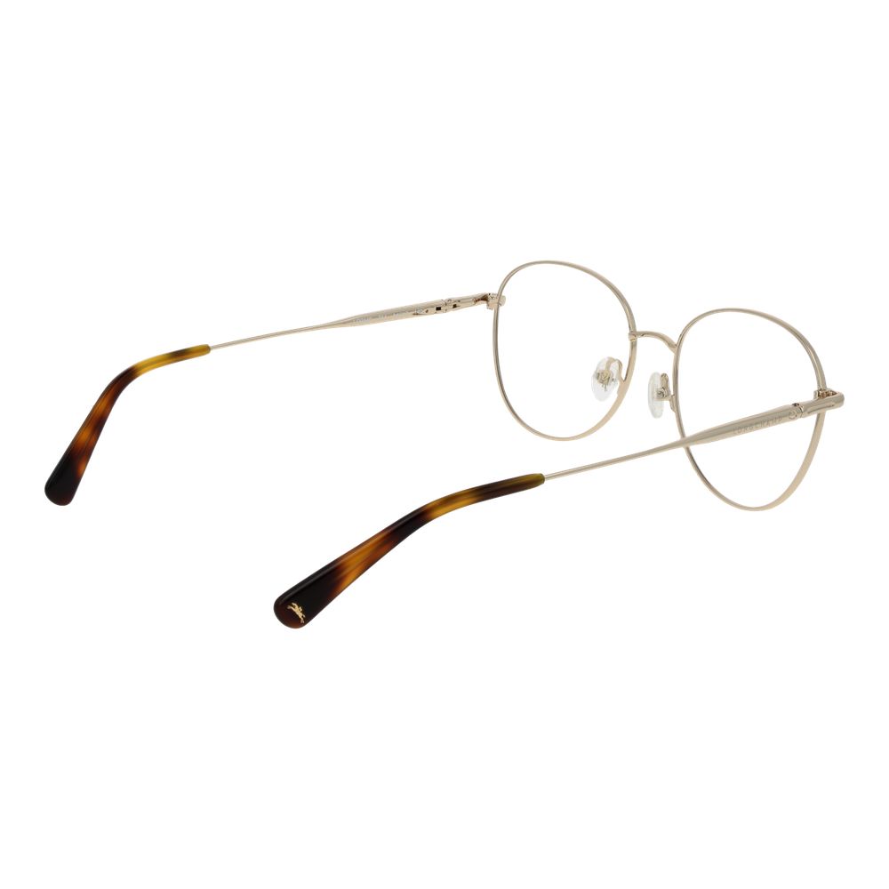 Longchamp Gold Metal Glasses Frames Longchamp