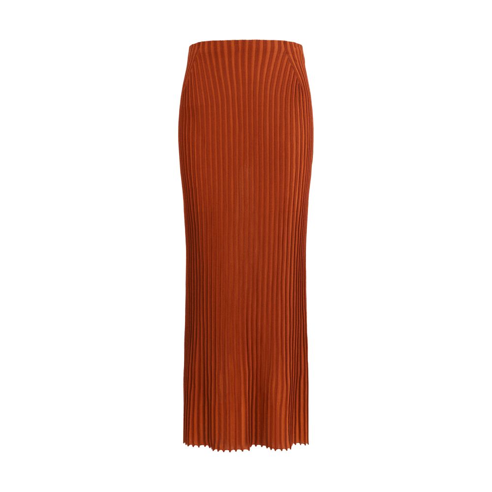 Gabriela Hearst Long Knitted Skirt with narrow ribs Gabriela Hearst