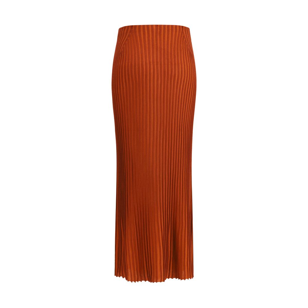Gabriela Hearst Long Knitted Skirt with narrow ribs Gabriela Hearst