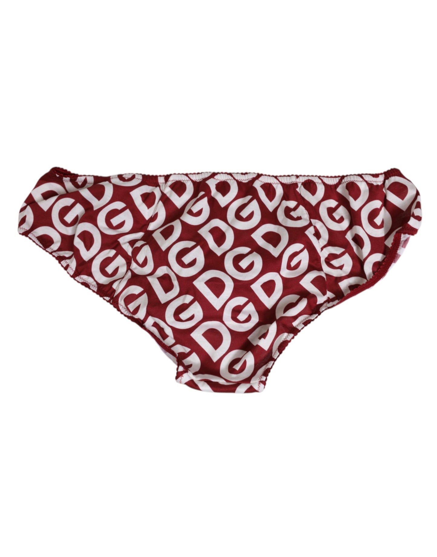 Dolce & Gabbana Bordeaux DG Logo Slip Bottom Brief Underwear Dolce & Gabbana