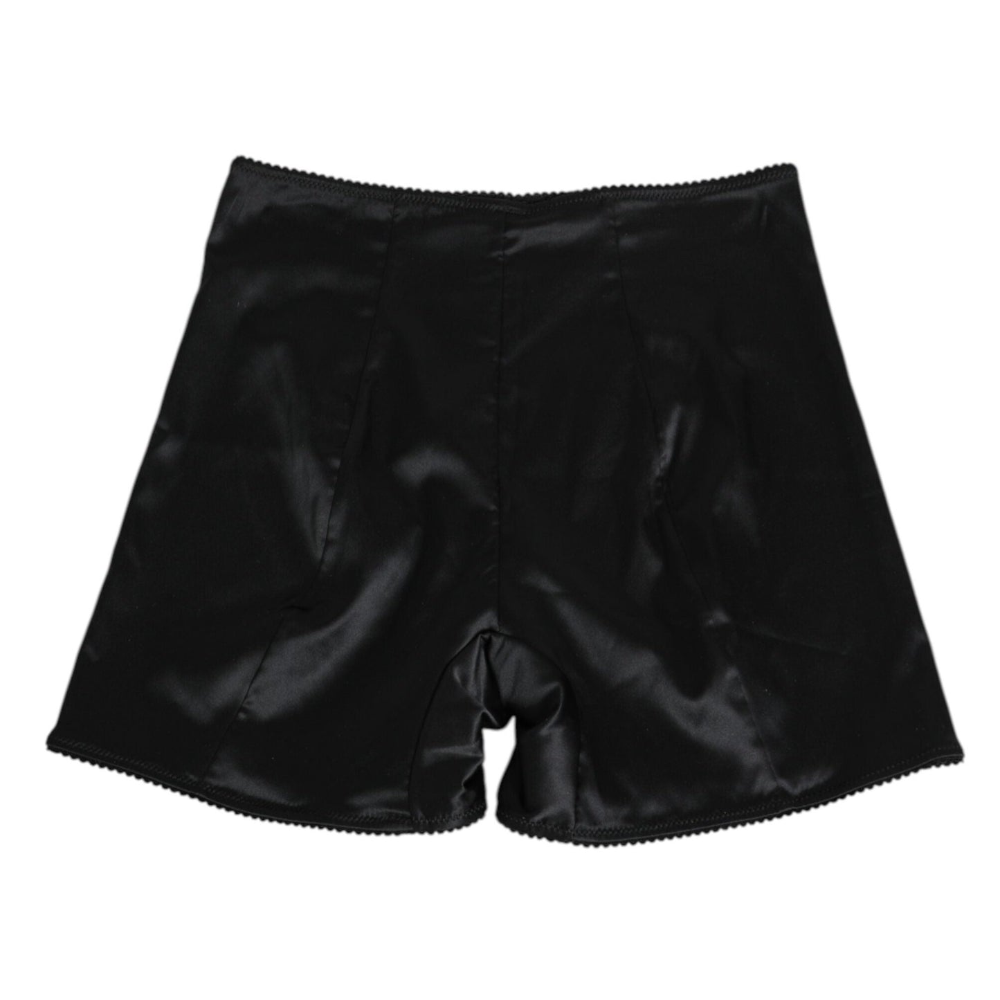 Dolce & Gabbana Black Silk Stretch Slip Cycling Women Underwear