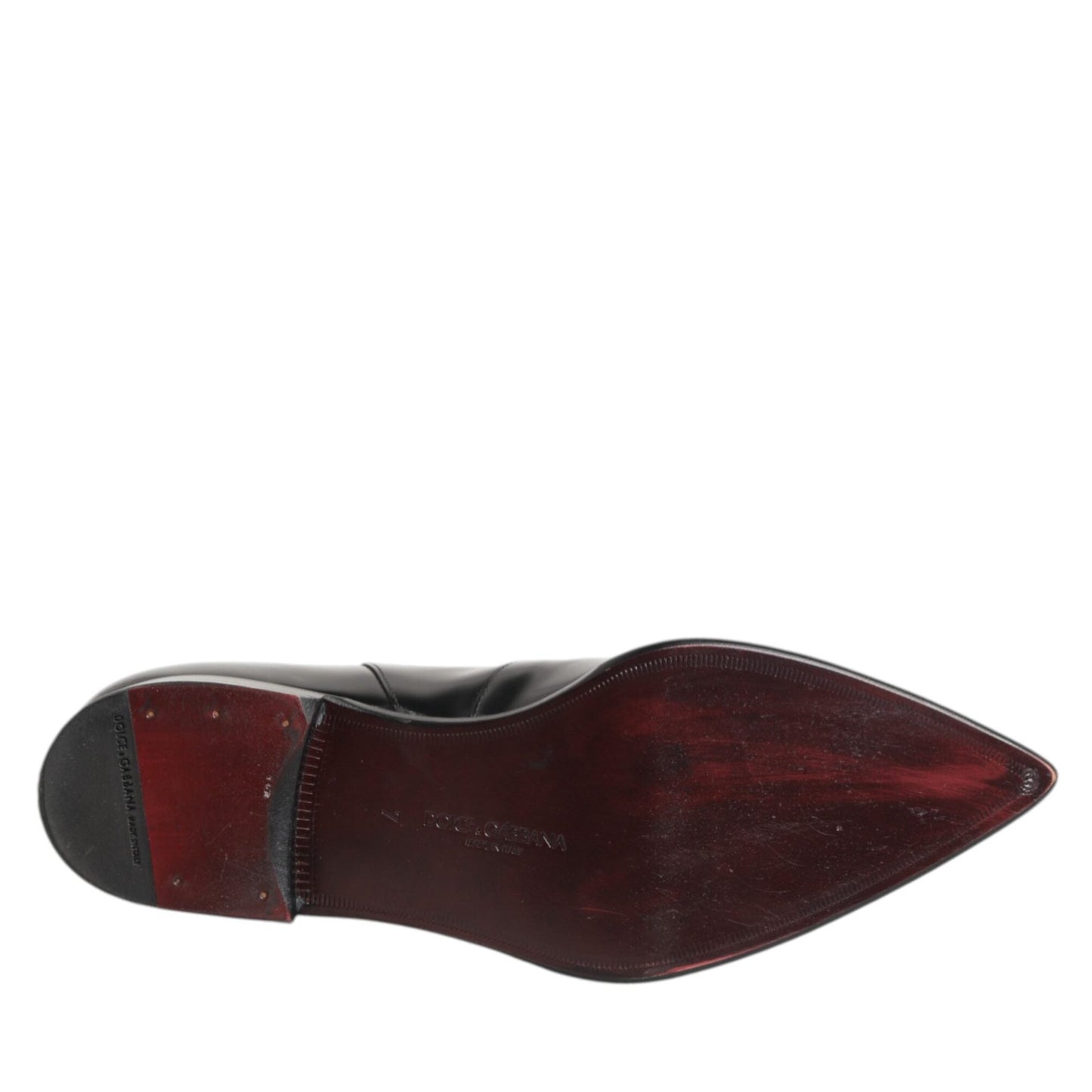 Dolce & Gabbana Black Calfskin Leather Men SHORT Boots Shoes Dolce & Gabbana