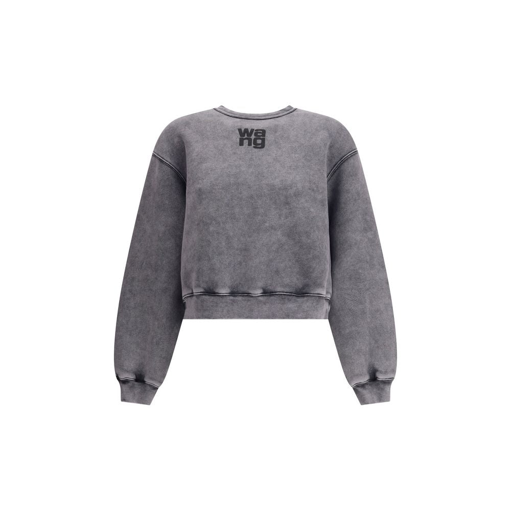 Alexander Wang Embossed Logo crewneck Sweatshirt Alexander Wang