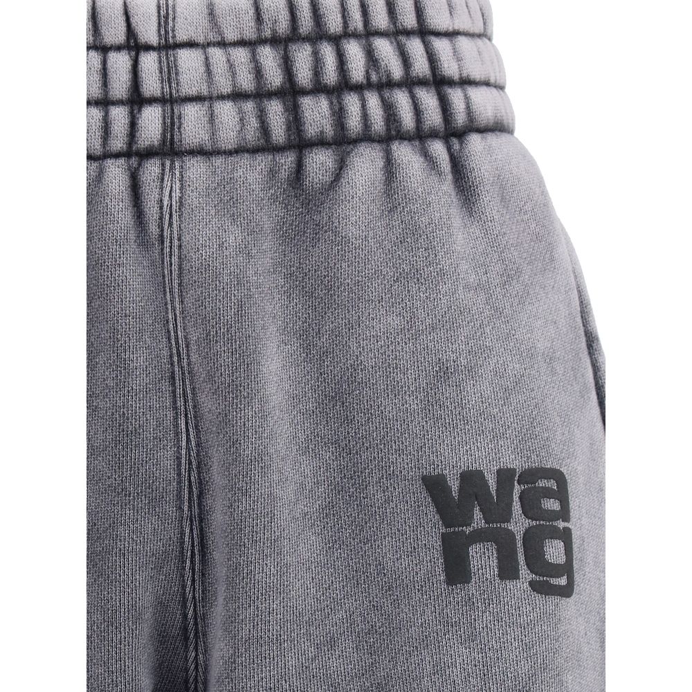 Alexander Wang Gray Cotton Joggers Workout Pants