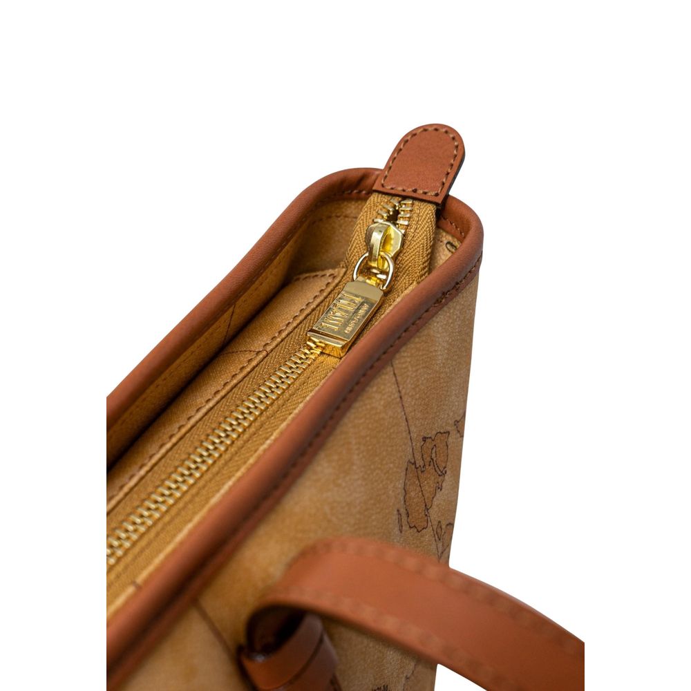 Alviero Martini Prima Classe Beige Leather Handbag Alviero Martini Prima Classe