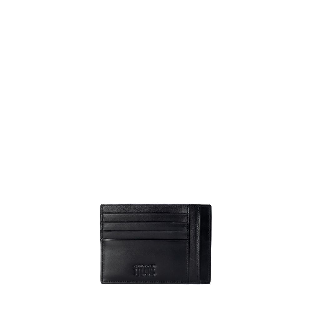 Alviero Martini Prima Classe Gray Leather Cardholder Alviero Martini Prima Classe
