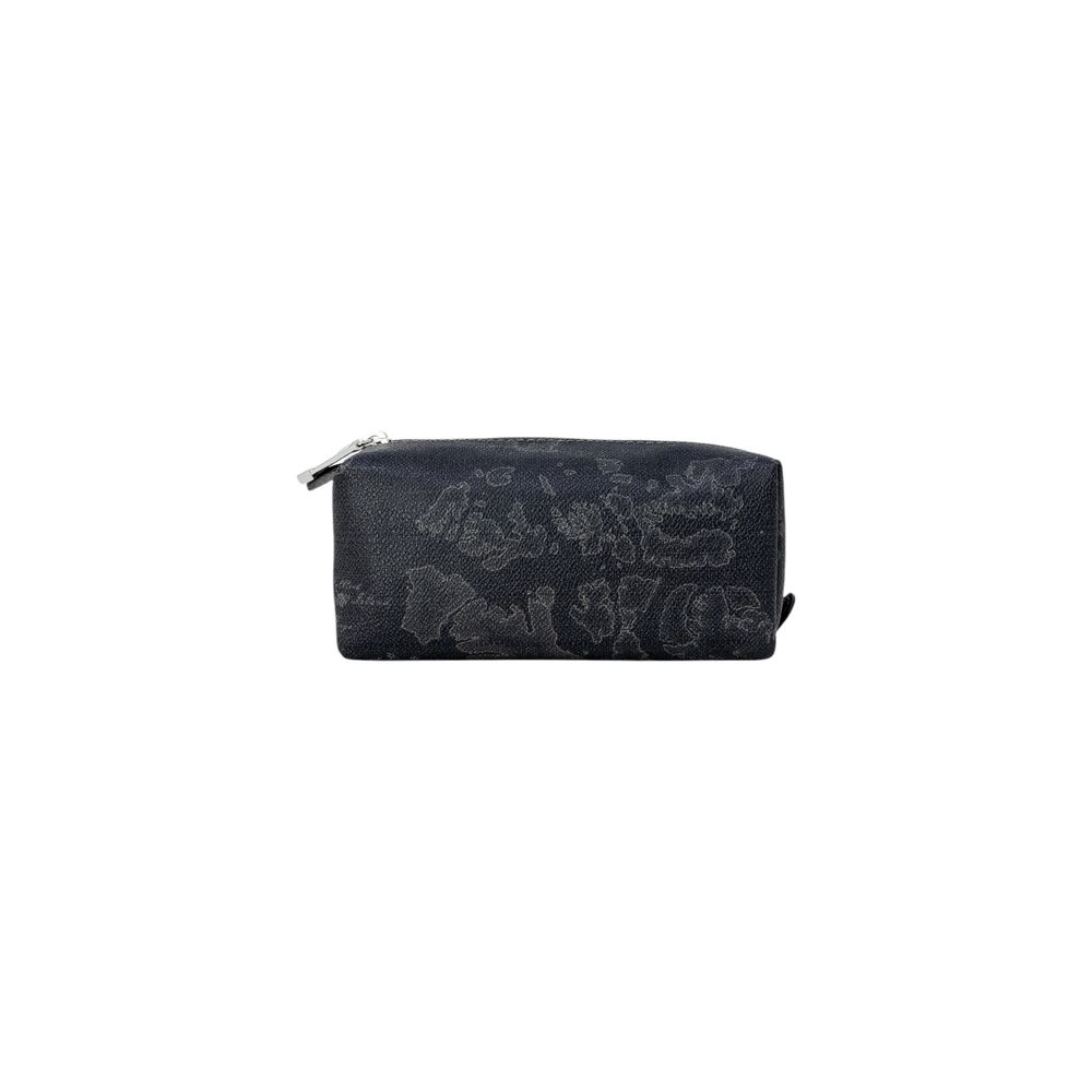 Alviero Martini Prima Classe Black Cotton Clutch Bag Alviero Martini Prima Classe