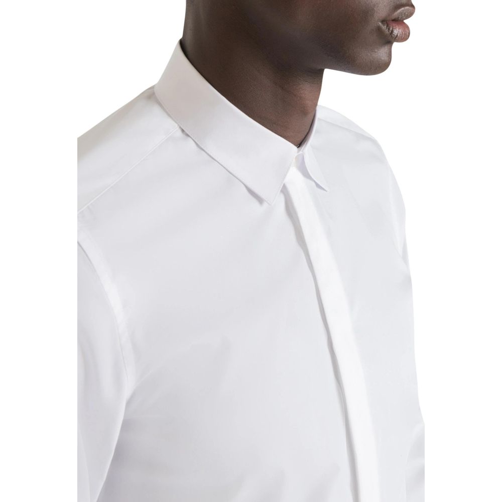 Antony Morato White Cotton Shirt Antony Morato