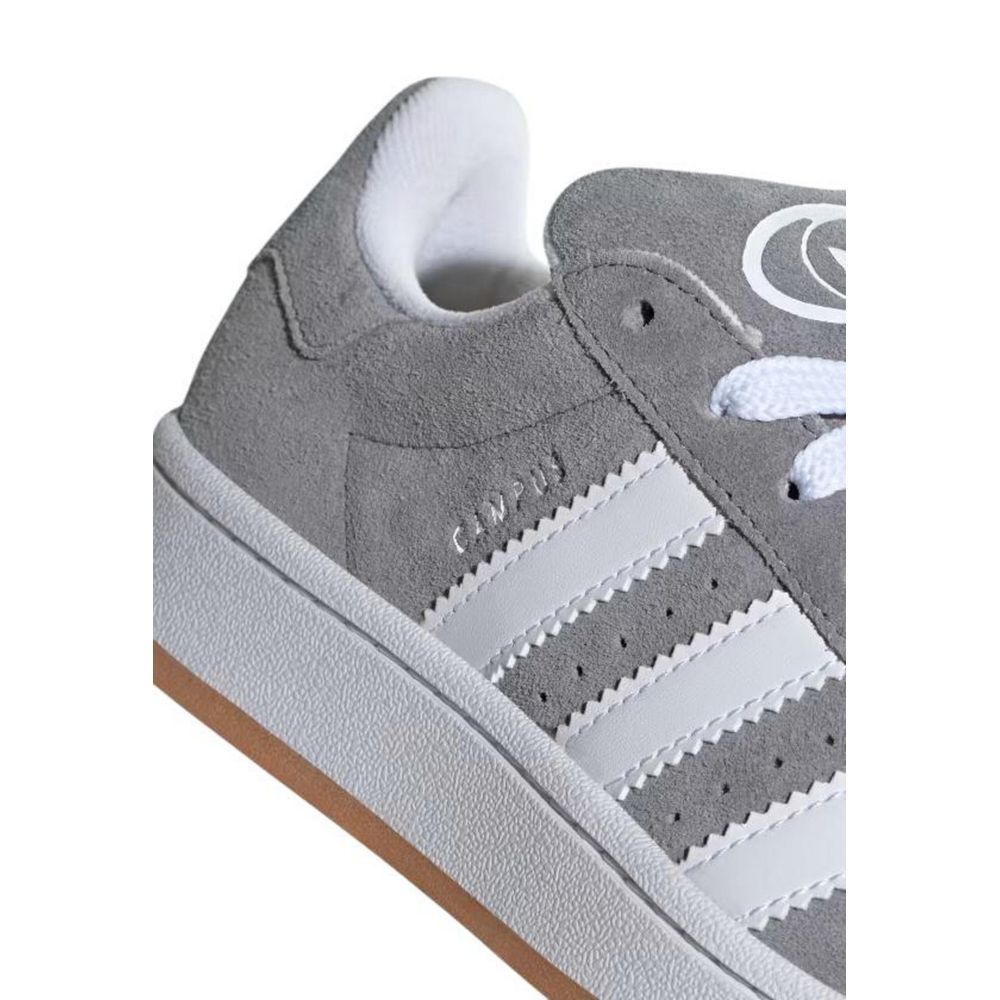 Adidas Gray Leather Sneaker Adidas
