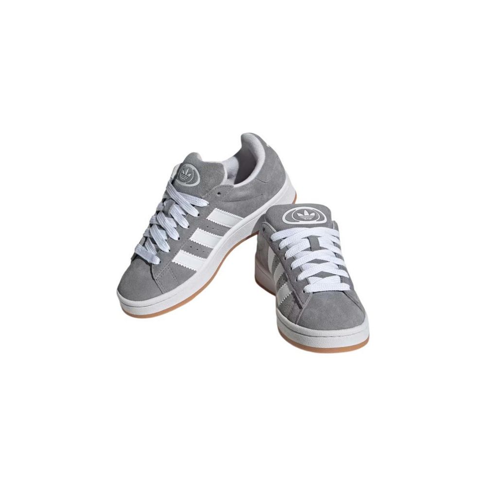 Adidas Gray Leather Sneaker Adidas