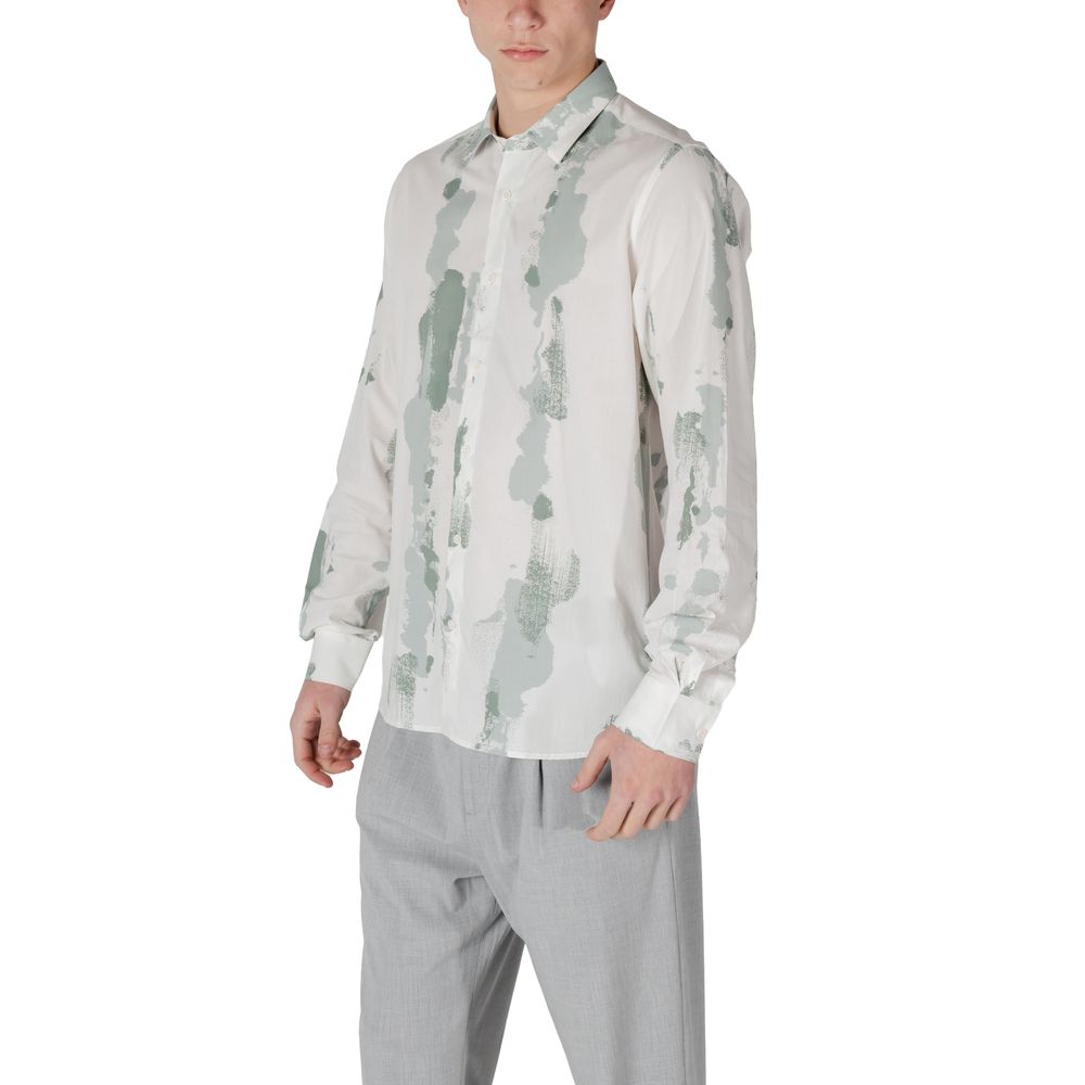 Antony Morato Green Viscose Shirt Antony Morato