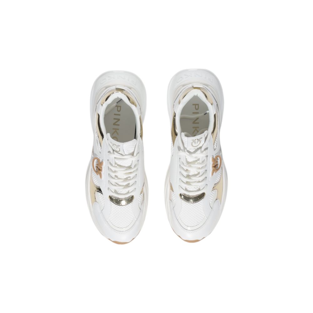 PINKO White Leather Sneaker PINKO