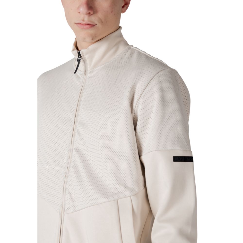 EA7 Emporio Armani Beige Cotton Sweatsuit EA7 Emporio Armani