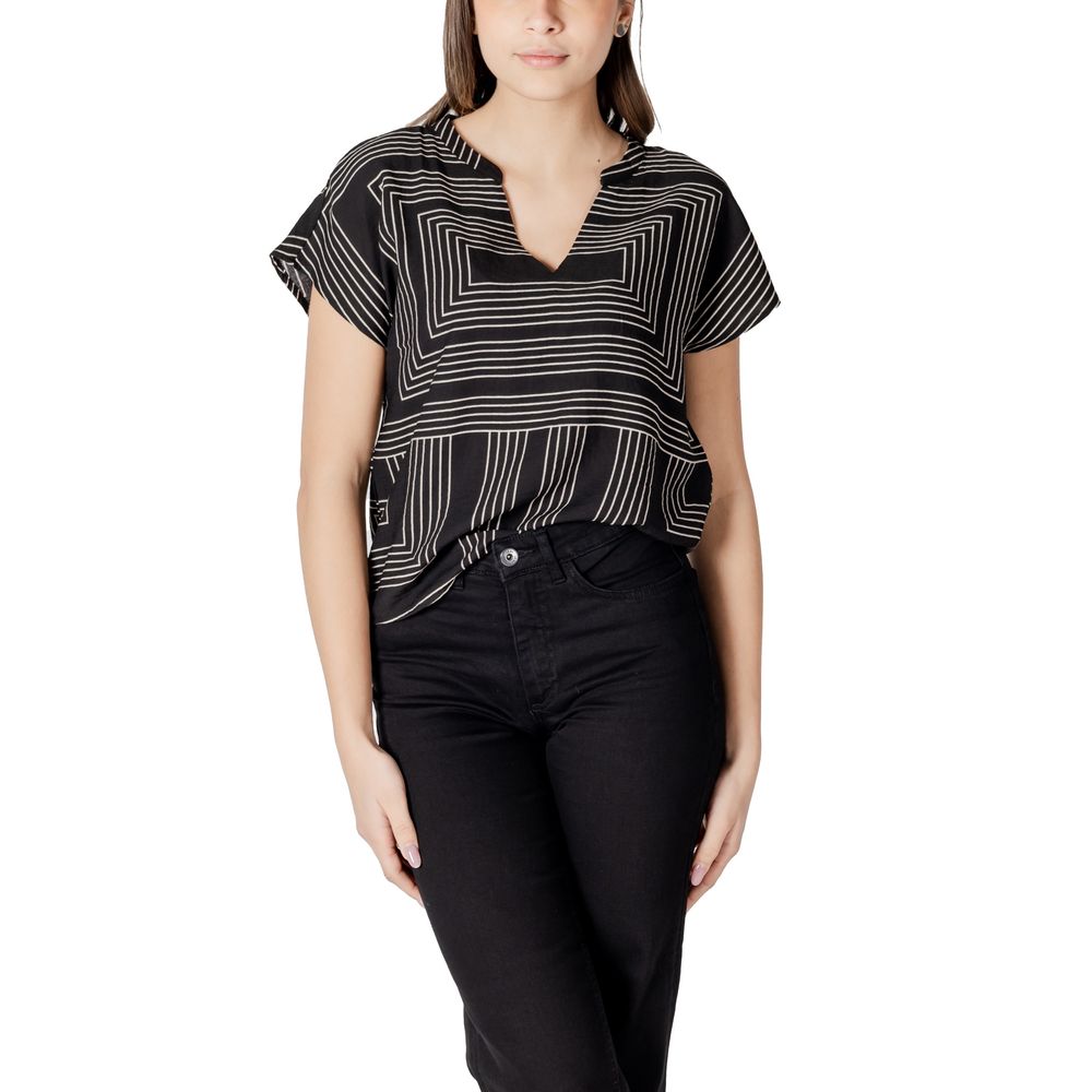 Jacqueline De Yong Black Viscose Sportswear