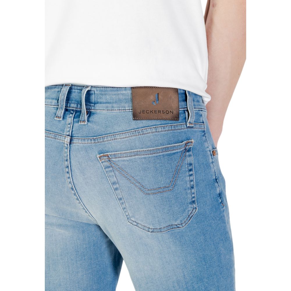Jeckerson Light Blue Cotton Bermuda Shorts Jeckerson