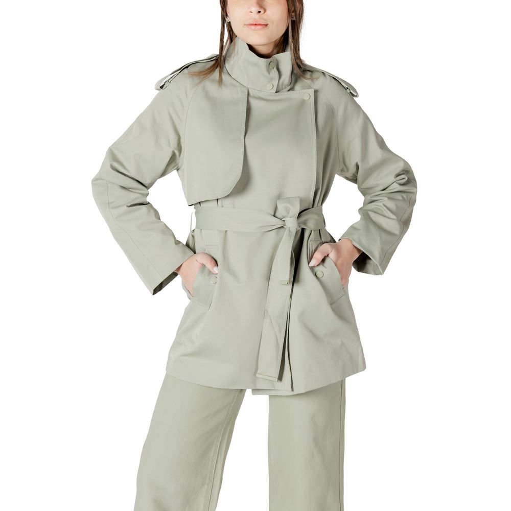 Morgan De Toi Green Cotton Parka
