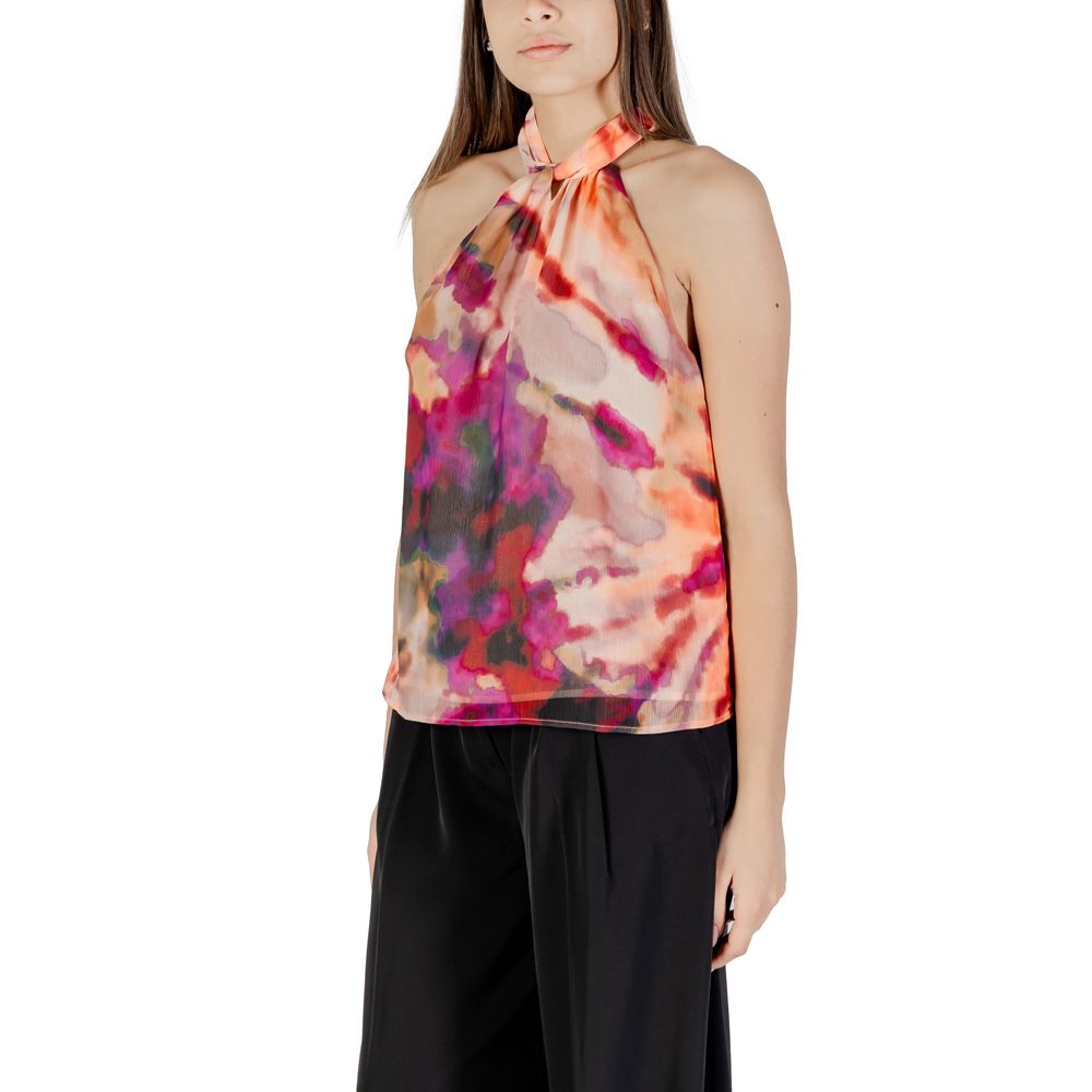 Morgan De Toi Pink Recycled Polyester Blouse Morgan De Toi