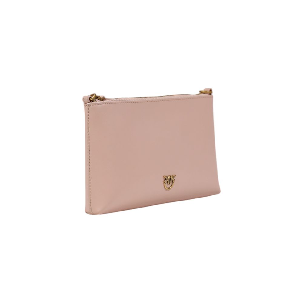 PINKO Pink Leather Clutch Bag PINKO