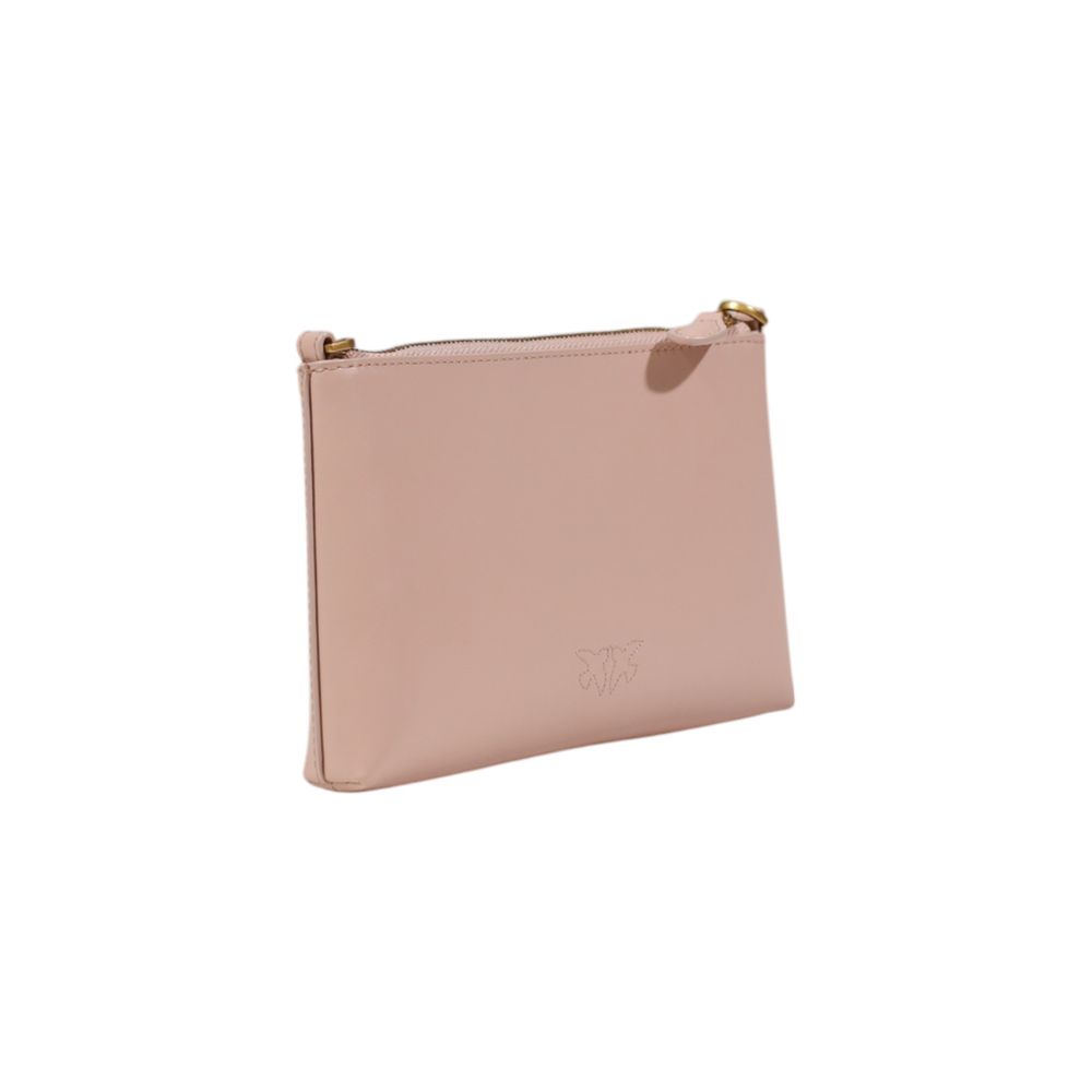 PINKO Pink Leather Clutch Bag PINKO