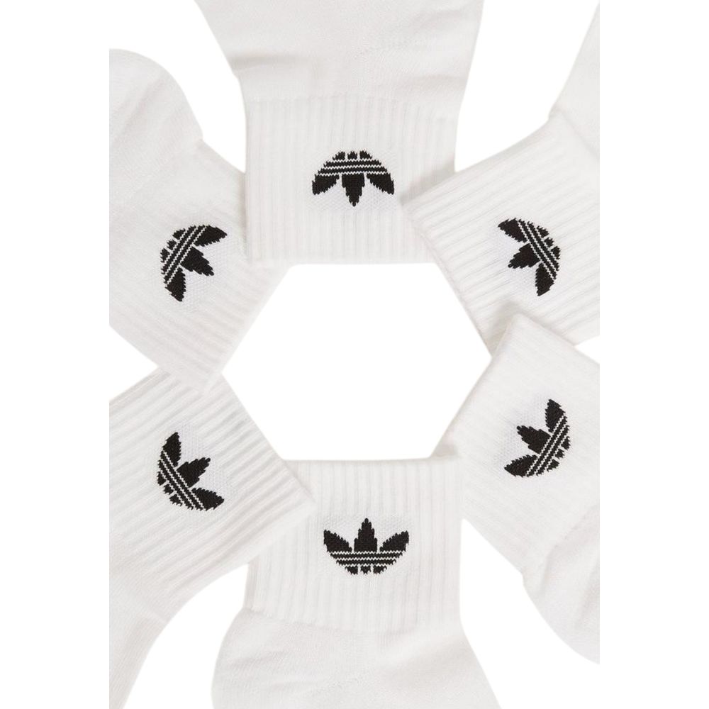 Adidas White Cotton Sock Adidas