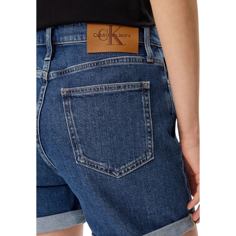 Calvin Klein Jeans Blue Cotton Shorts Calvin Klein Jeans