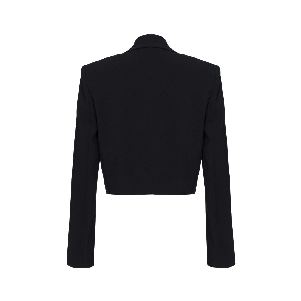 PINKO Black Polyester Women Blazer PINKO