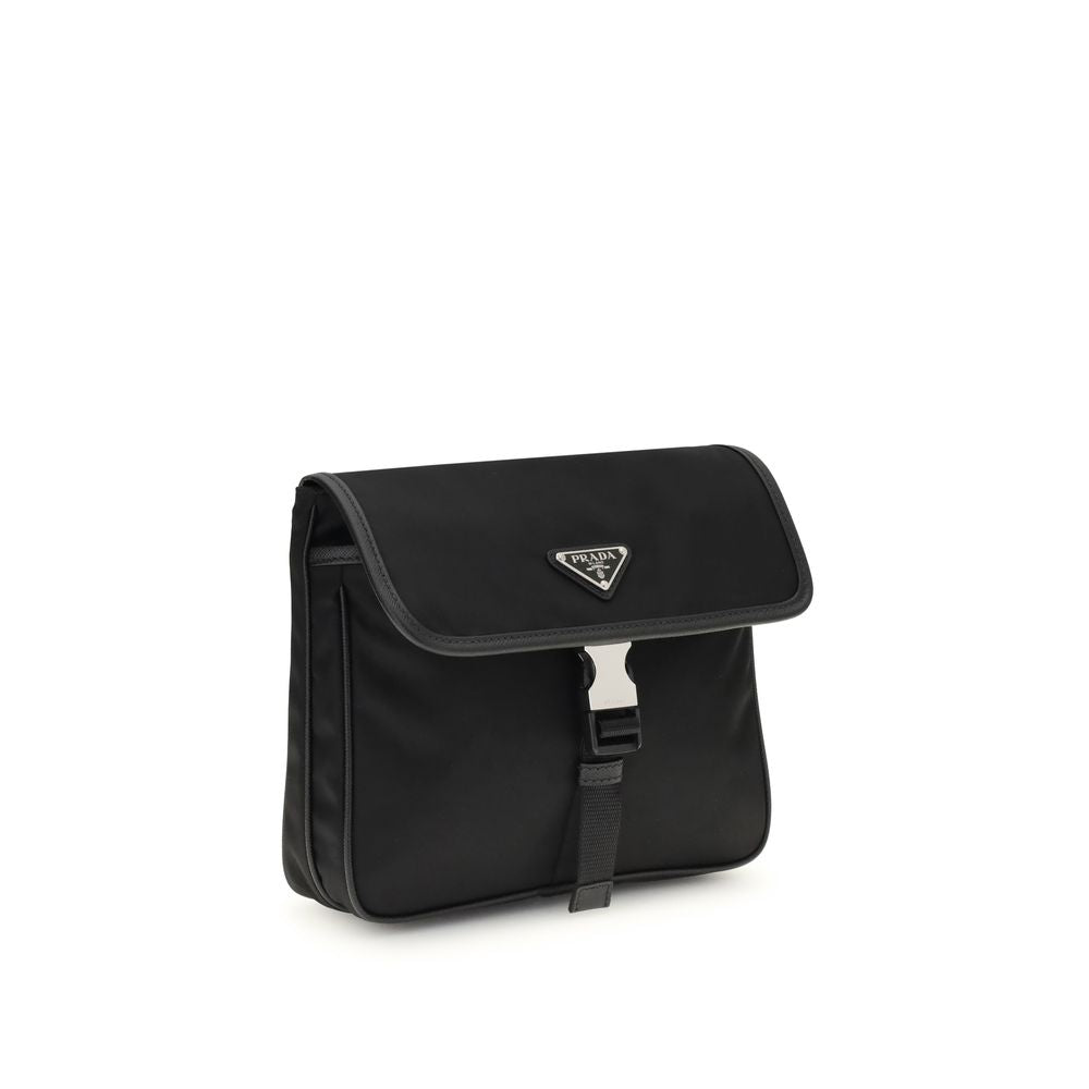 Prada Re-Nylon and saffiano Shoulder Bag Prada