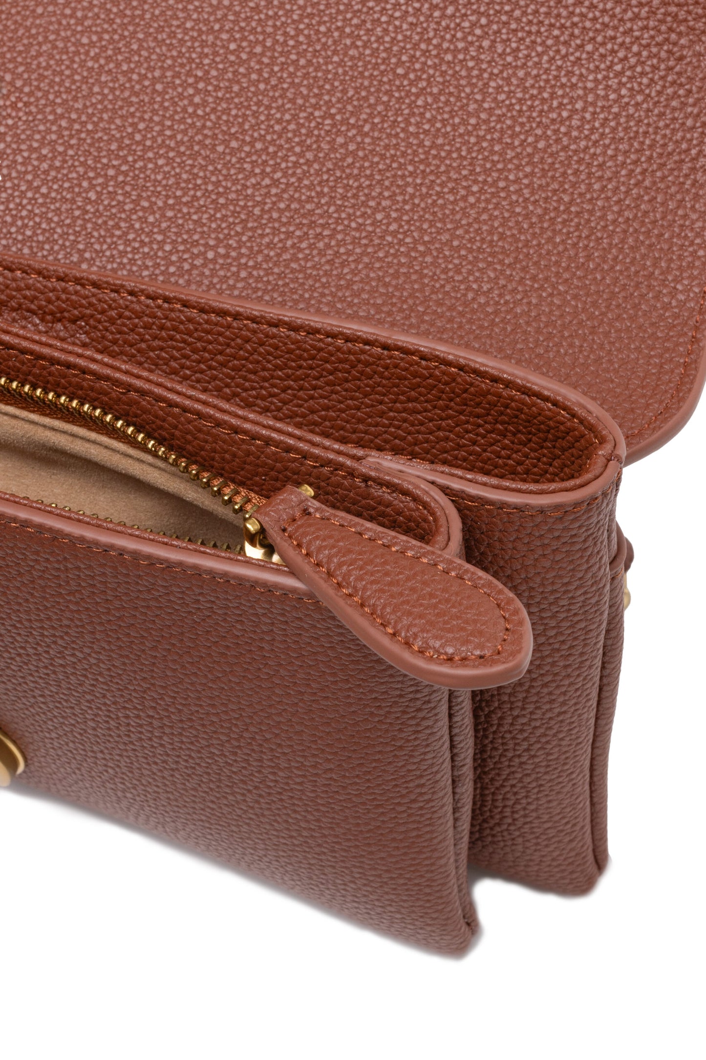 PINKO Brown Small Love shoulder Soft Leather Bag PINKO