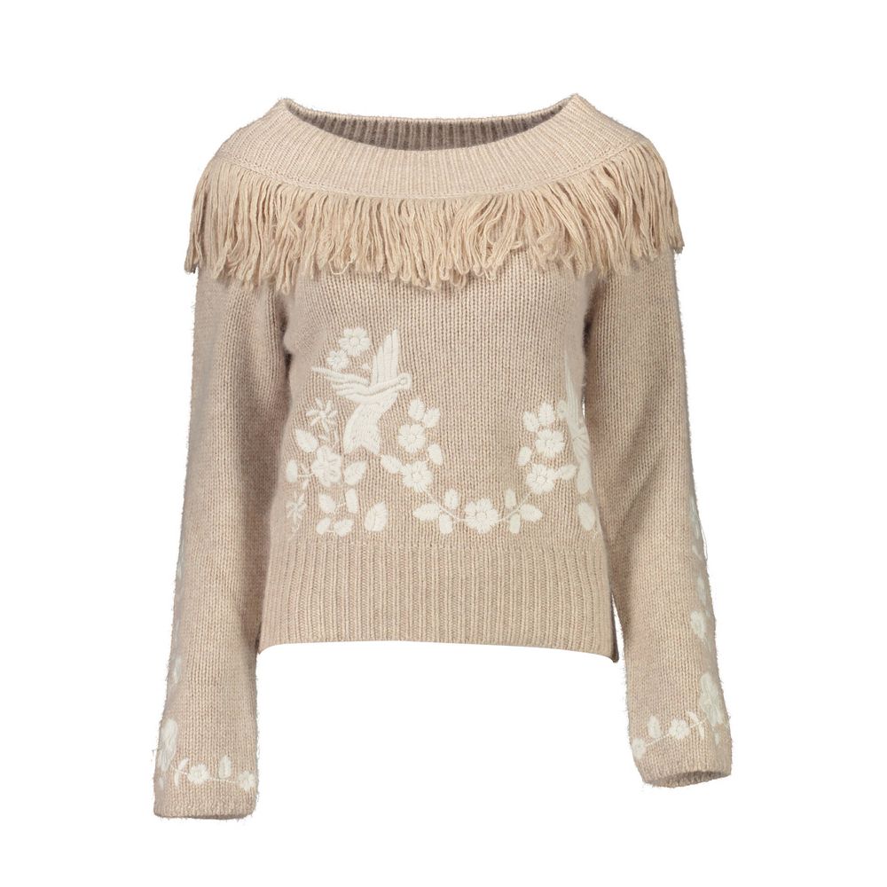 Blugirl Beige Wool Sweater Blugirl