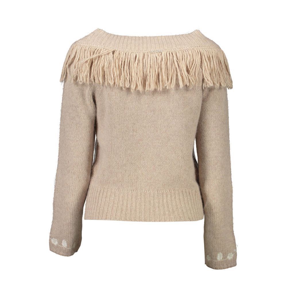 Blugirl Beige Wool Sweater Blugirl