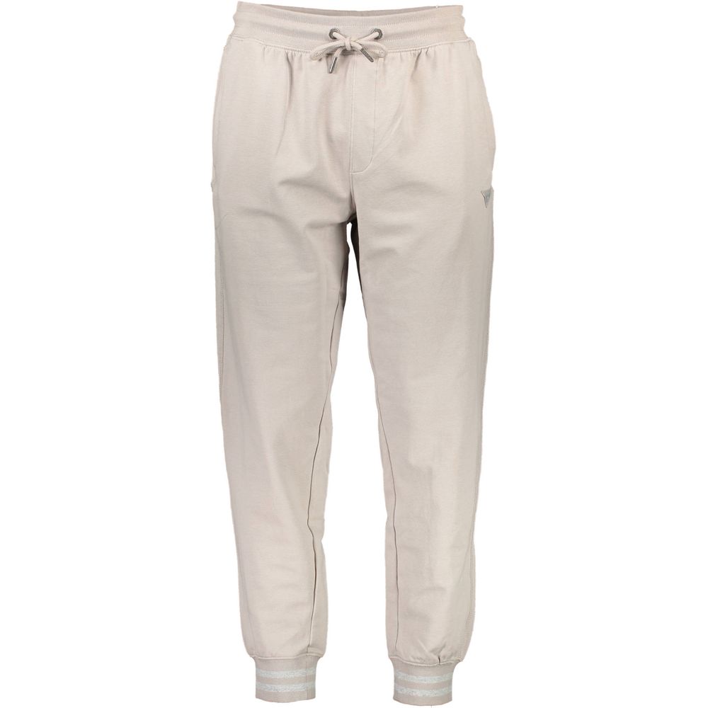 Guess Jeans Beige Cotton Pant Guess Jeans