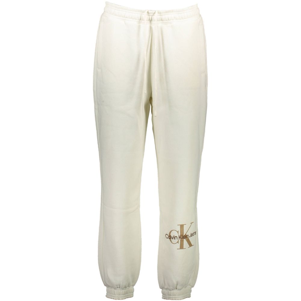 Calvin Klein White Cotton Pant Calvin Klein