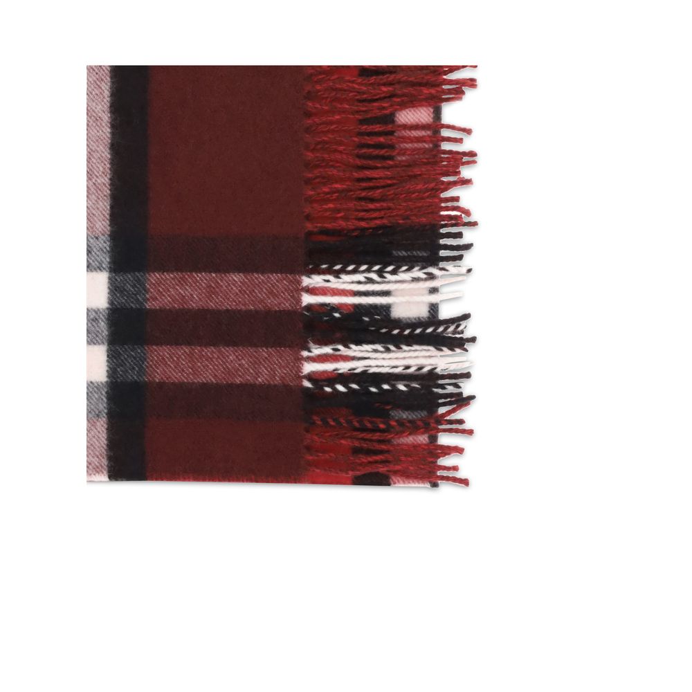 Burberry Bordeaux Cashmere Scarf