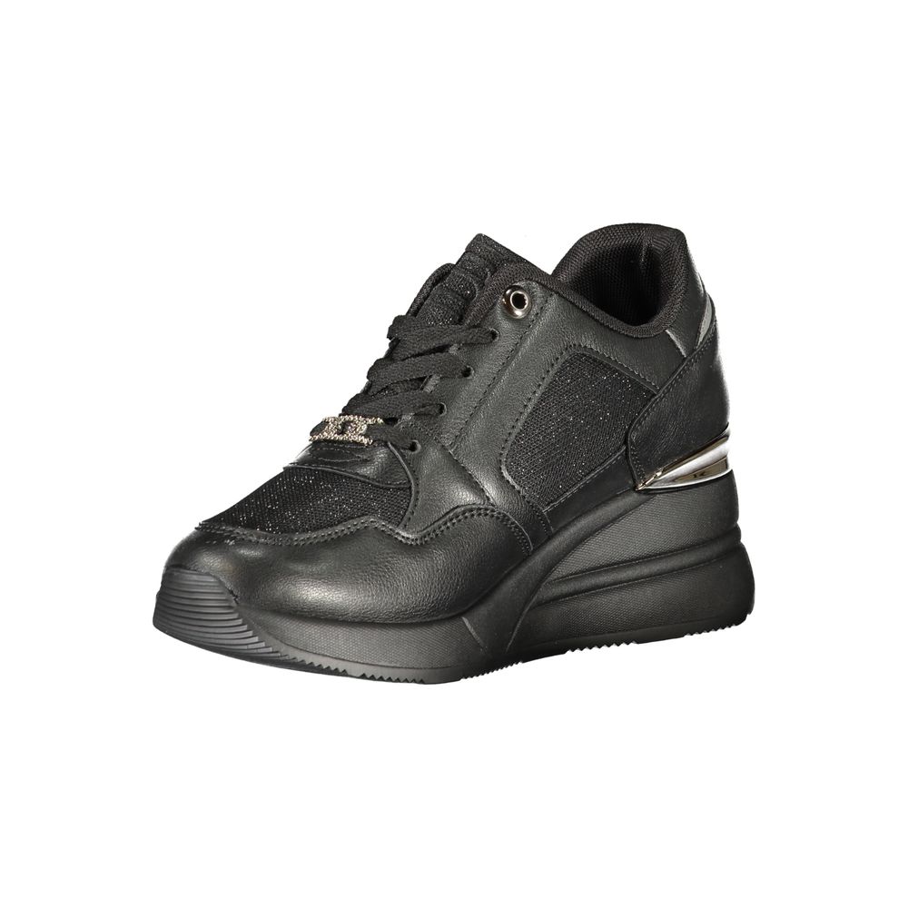 Laura Biagiotti Black Polyester Women Sneaker