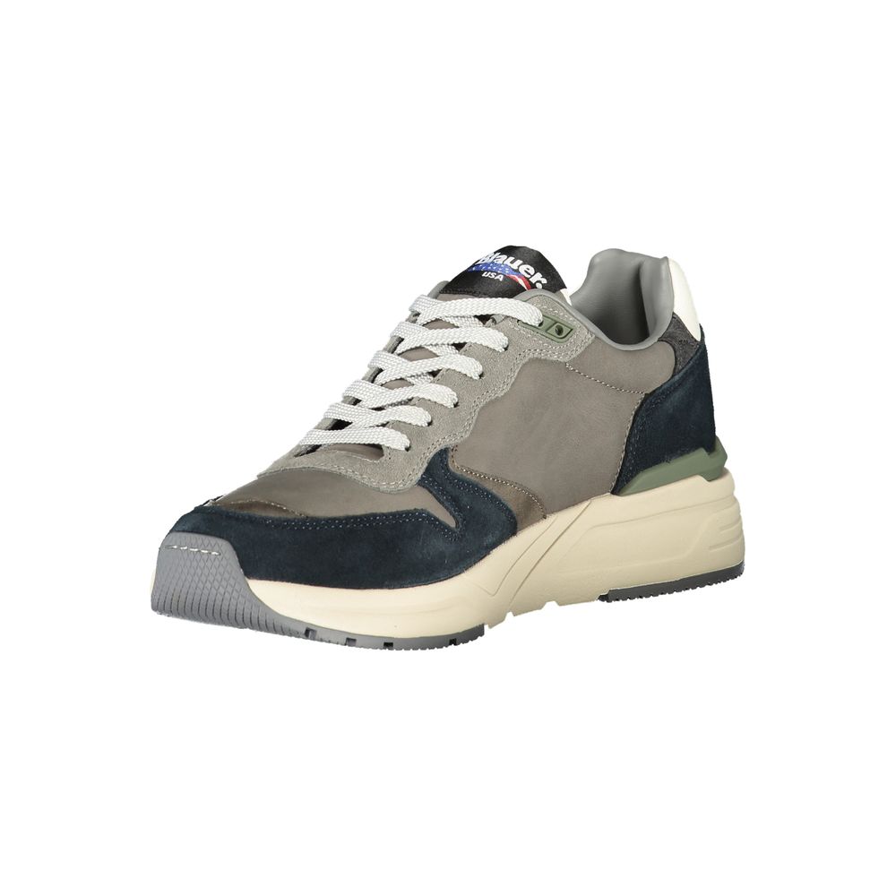 Blauer Grigio Polyurethane Men Sneaker Blauer