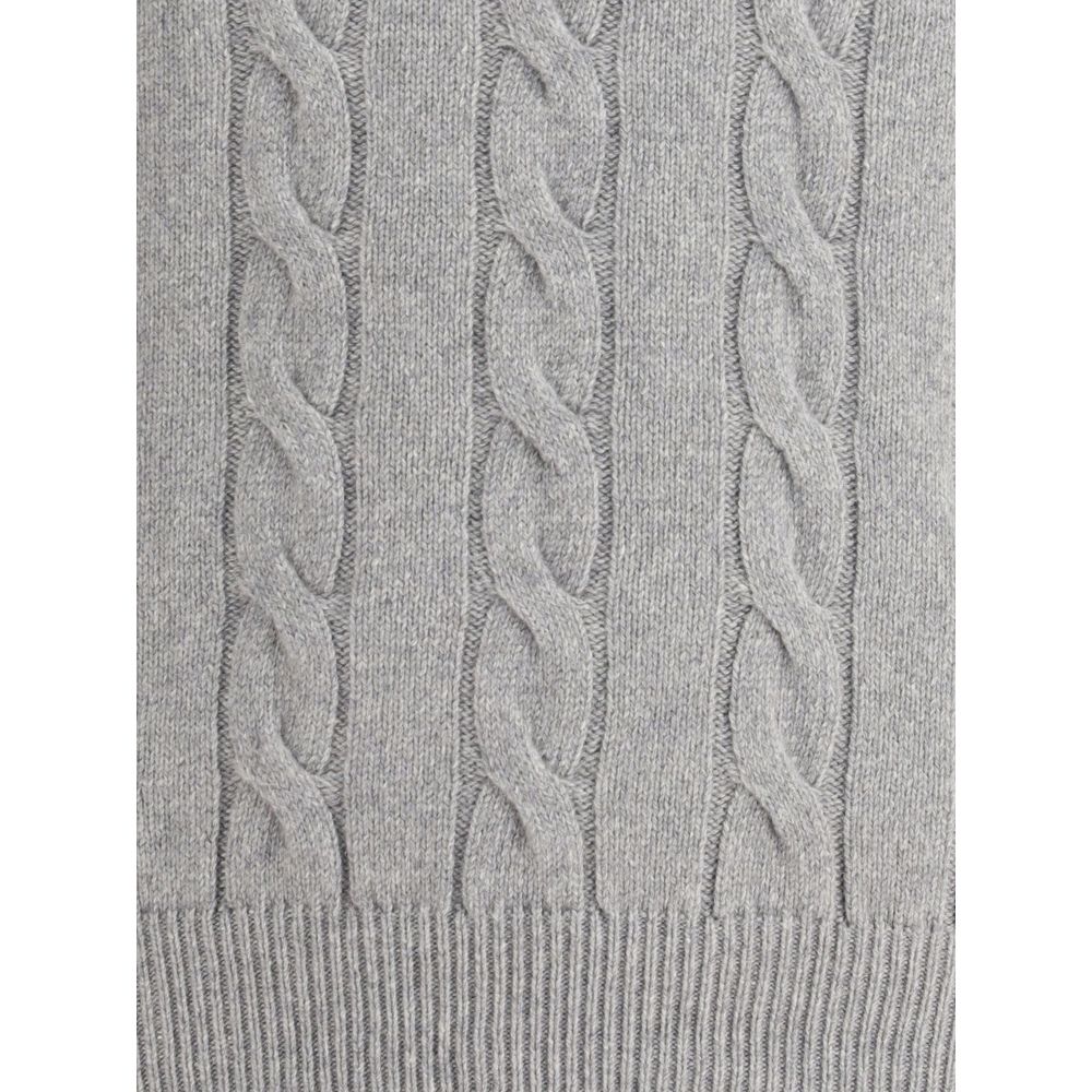 Aragona Cashmere Braided-effect crewneck Sweater Aragona Cashmere