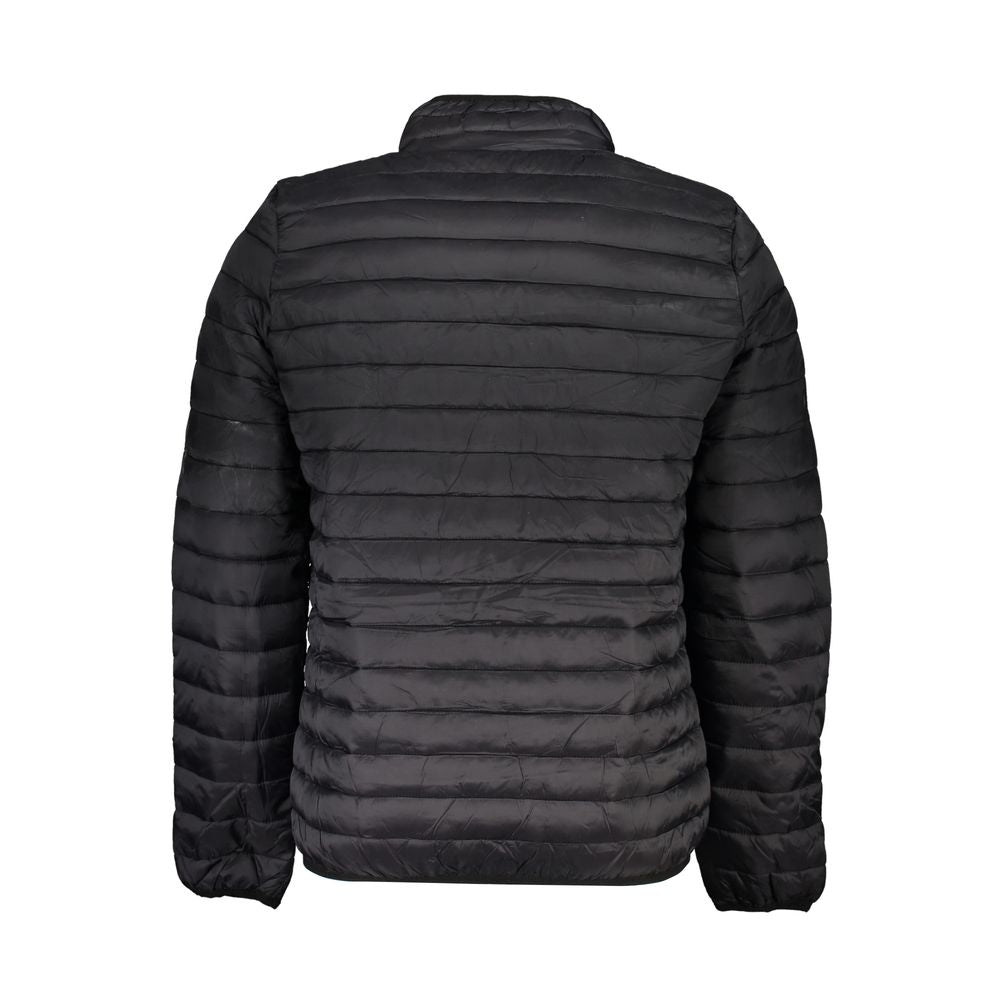 Gianmarco Venturi Nero Poliammide Men Jacket Gianmarco Venturi