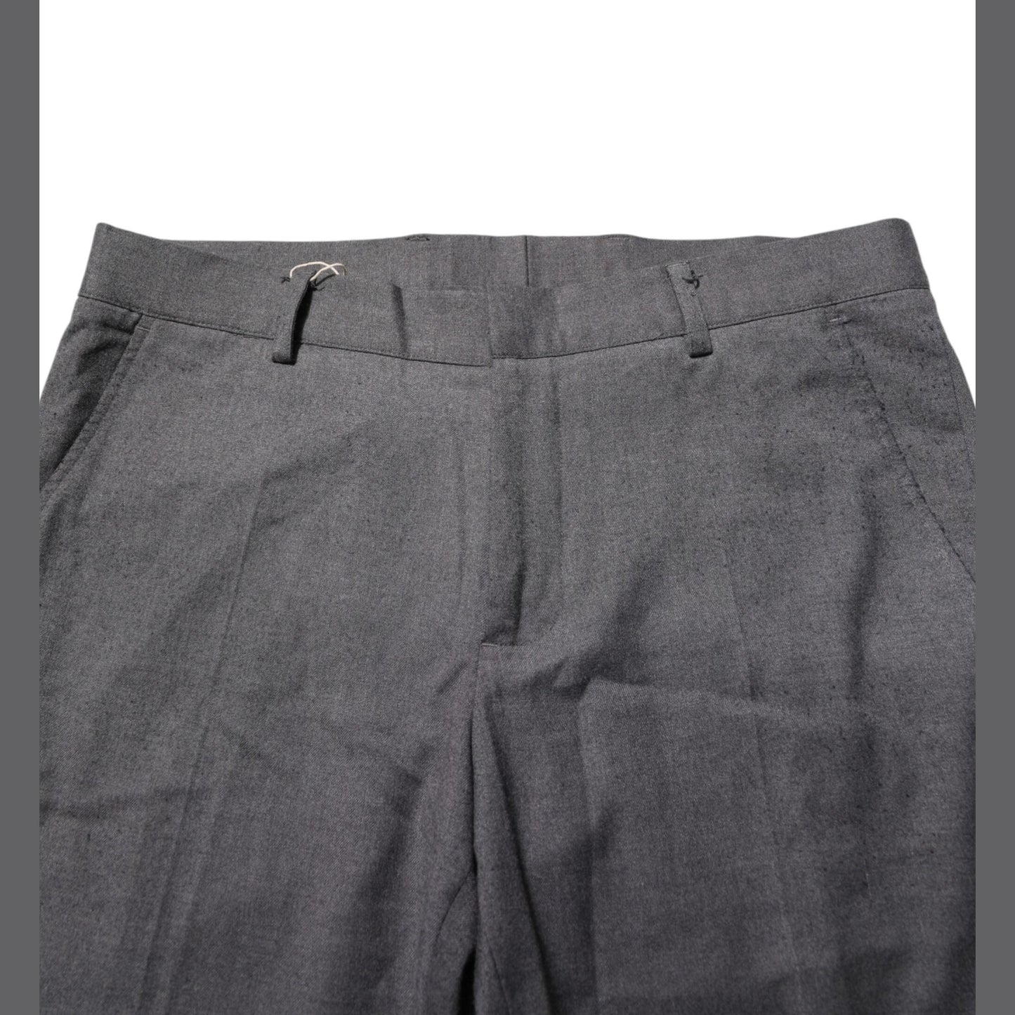 Daniele Alessandrini Gray Polyester Formal Dress Trouser Pants Daniele Alessandrini