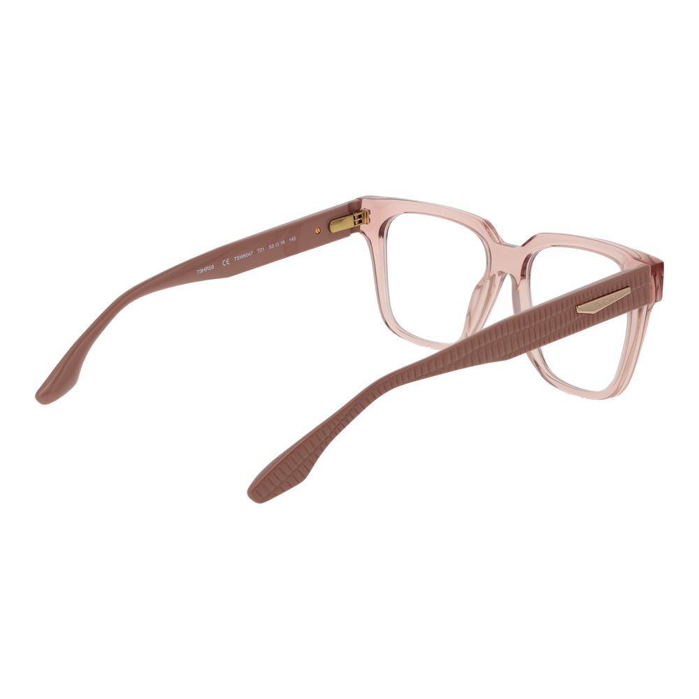 Trussardi Pink Acetate Glasses Frames