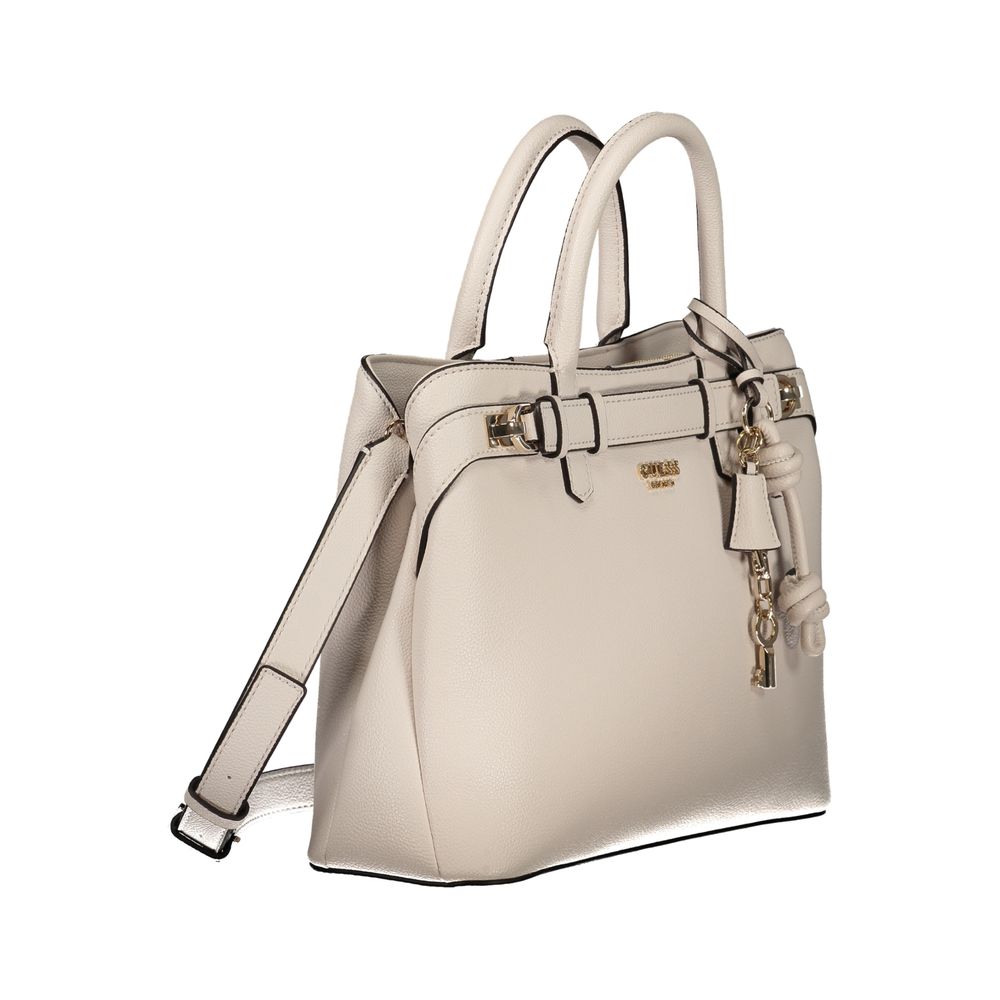 Guess Jeans Beige Polyurethane Women Handbag Guess Jeans