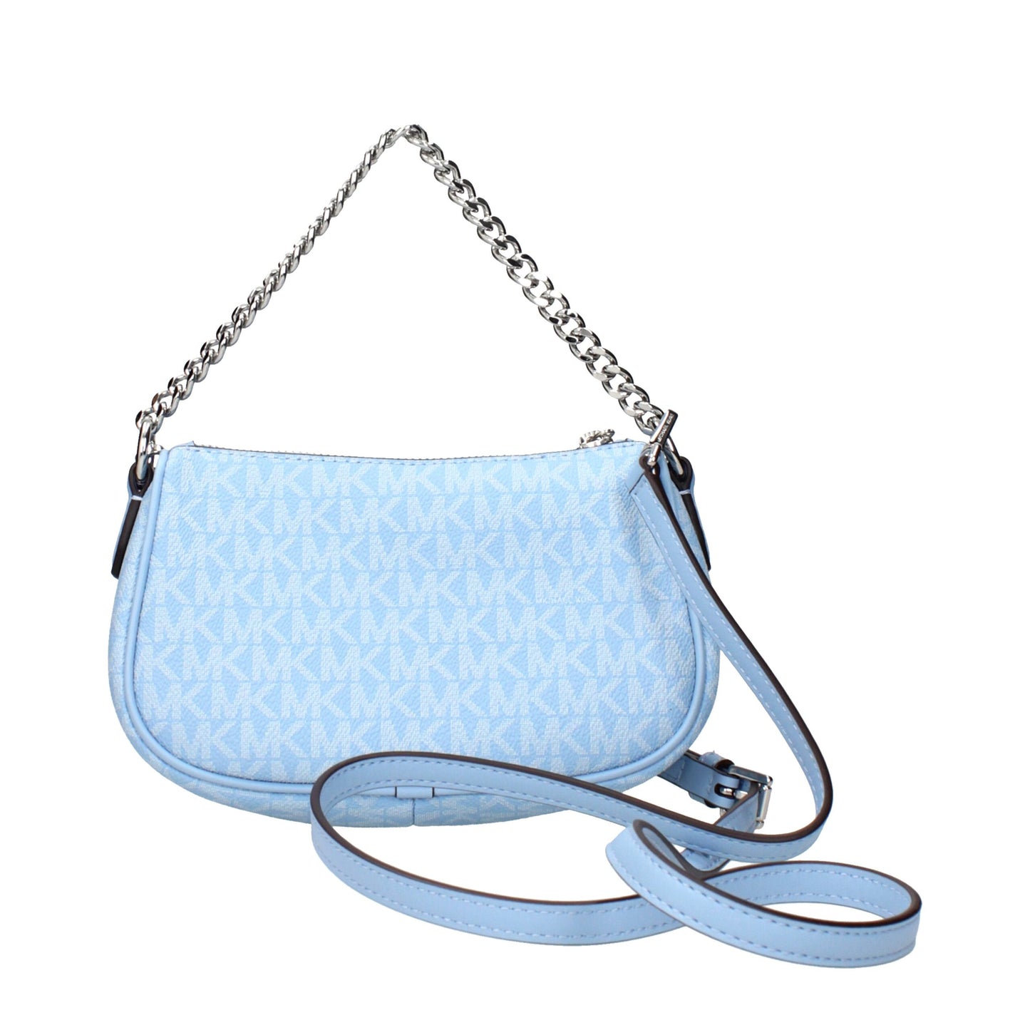 Michael Kors Light Blue Fabric Handbag