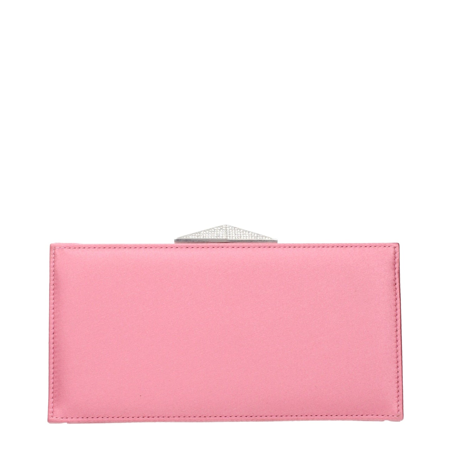 Jimmy Choo Pink Satin Clutch Bag Jimmy Choo