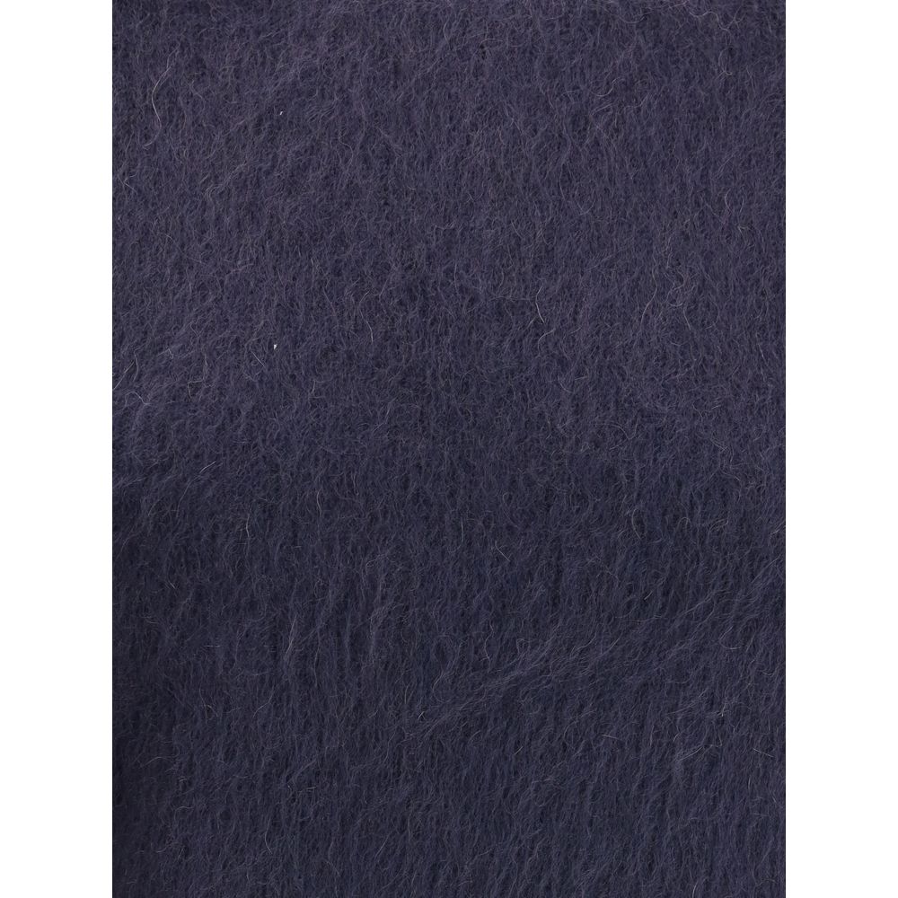 Max Mara Blue Polyamide Sweatshirt Max Mara