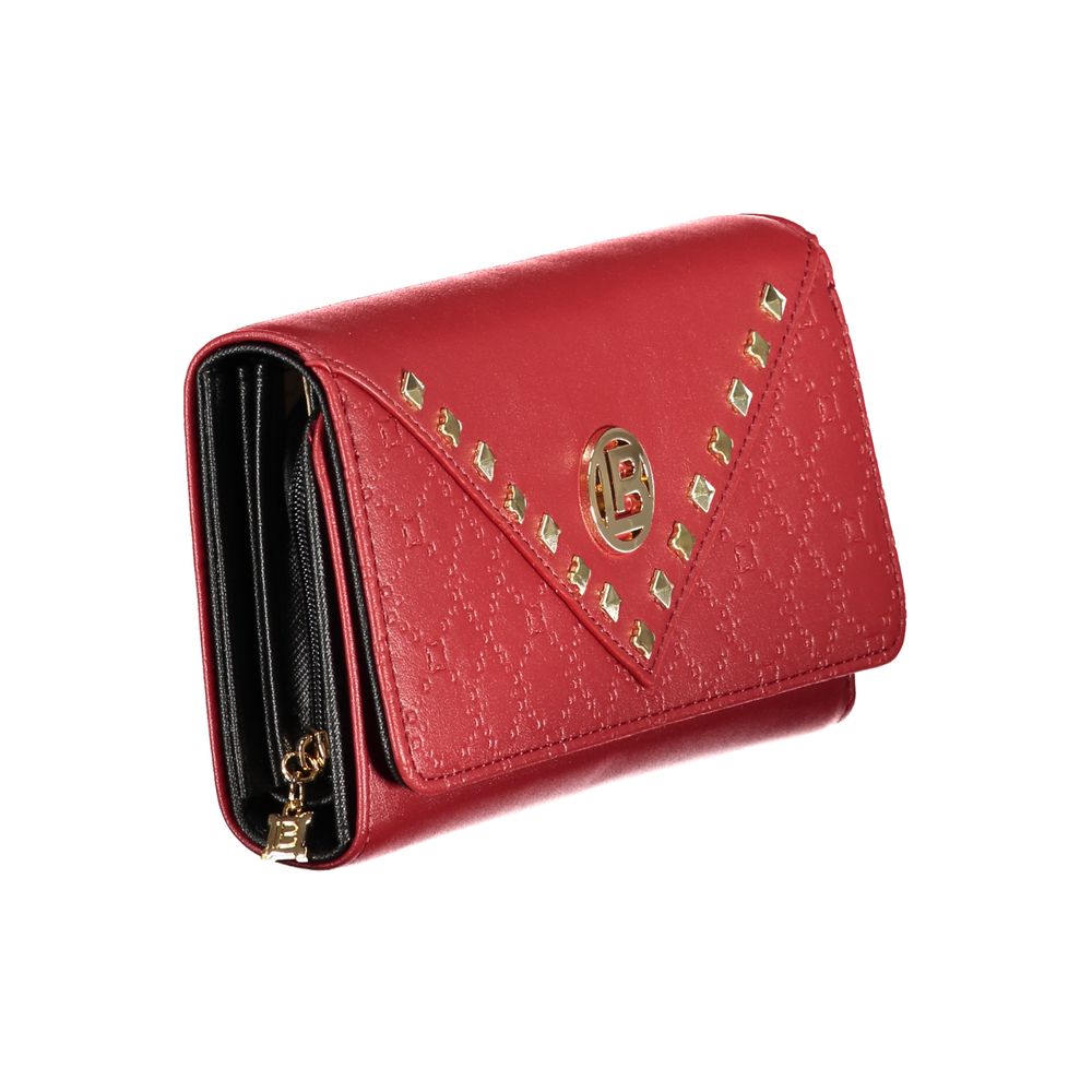 Laura Biagiotti Rosso Polyurethane Women Wallet Laura Biagiotti