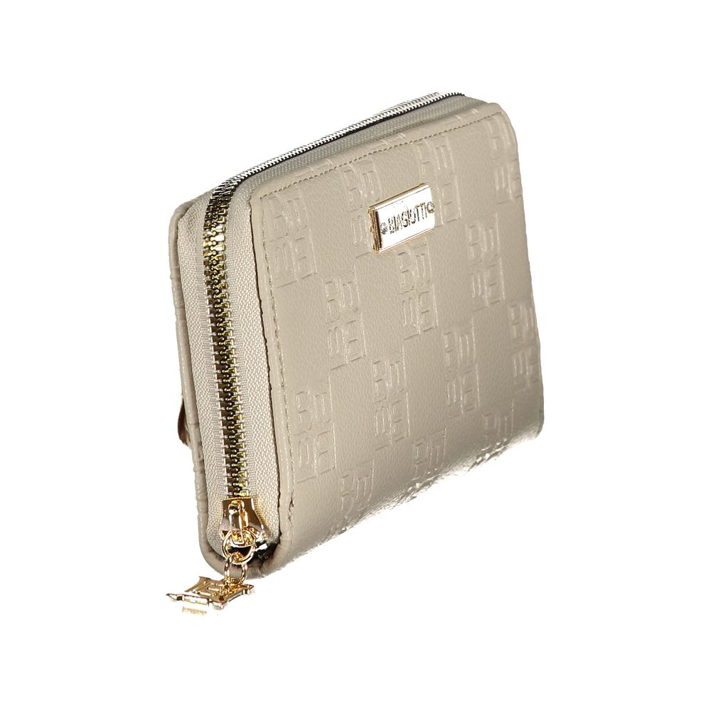 Laura Biagiotti Beige Polyurethane Women Wallet Laura Biagiotti