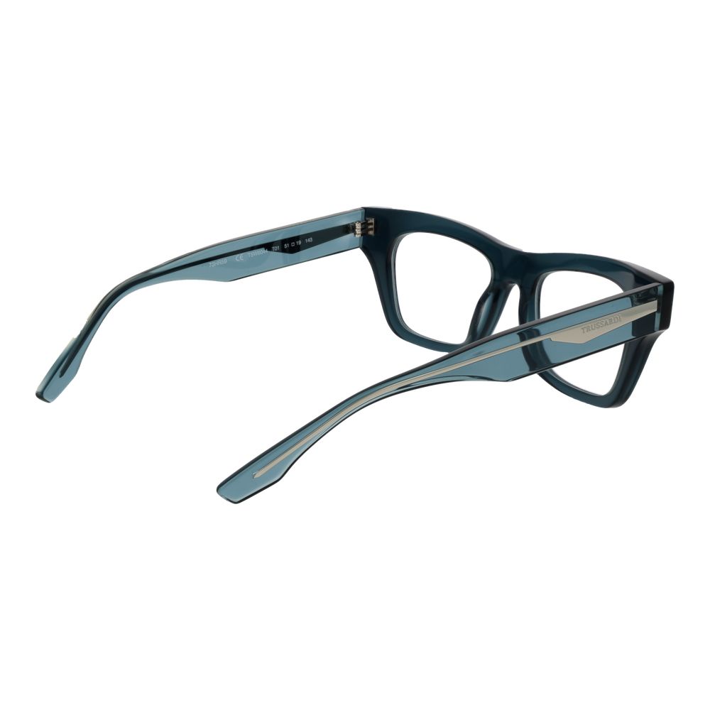 Trussardi Blue Acetate Glasses Frames Trussardi