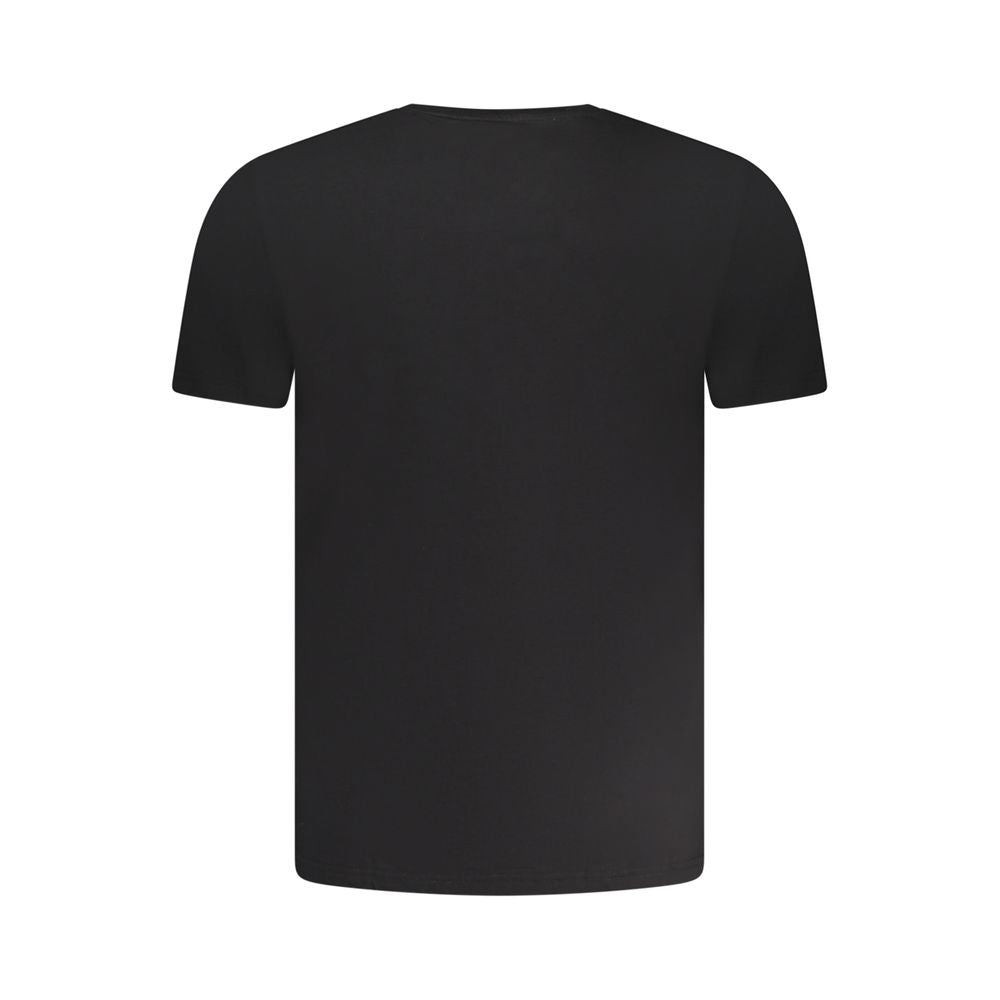 Aeronautica Militare Black Cotton Men's T-Shirt Aeronautica Militare