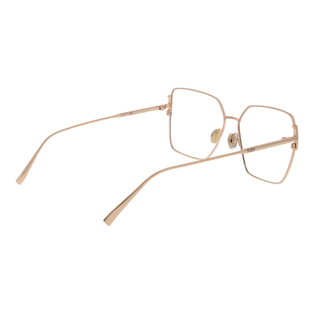 Tod's Gold Metal Glasses Frames